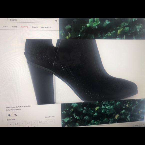 Vince Camuto Farrier laser cut bootie brand new - Picture 8 of 8